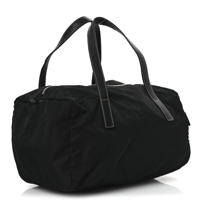 Prada Tessuto Nylon Semitracolla Shoulder Bag Black 3 of 12