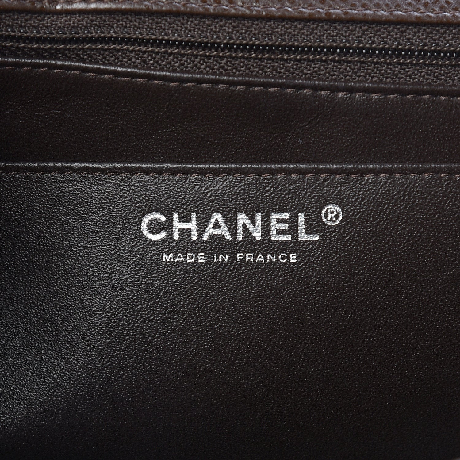 Chanel Caviar Quilted Maxi Single Flap Dark Brown 10 of 12