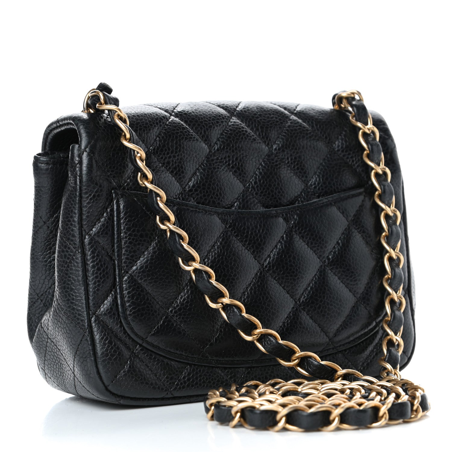 Chanel Caviar Quilted Mini Square Flap Black 2 of 5