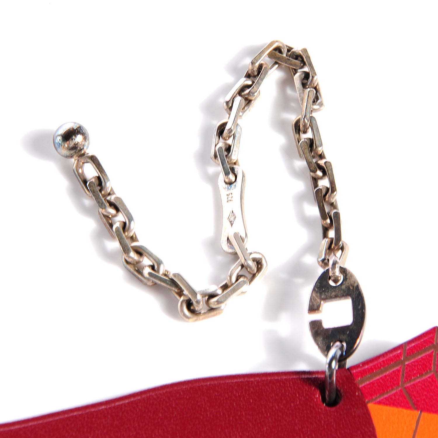 Hermes Tadelakt Boot Bag Charm Rouge H 3 of 5