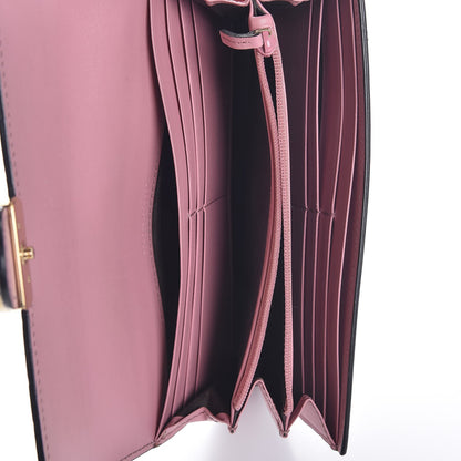 Gucci Guccissima Signature Icon Continental Wallet Carmine Rose 5 of 6