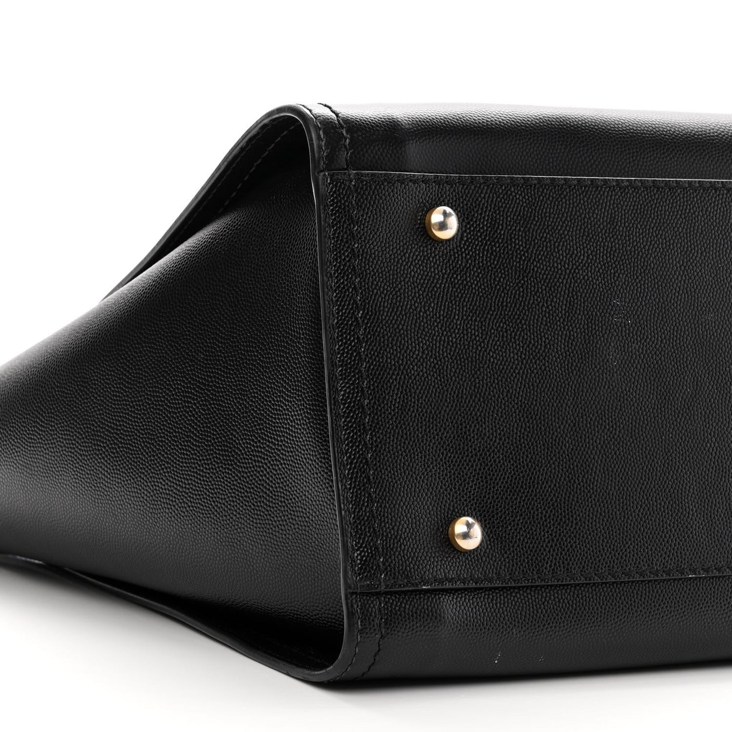 Caviar Small Studded Deauville Tote Black