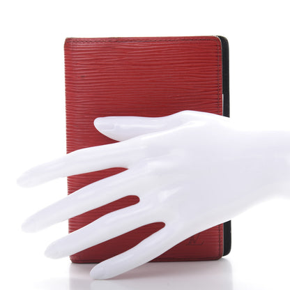 Louis Vuitton Epi Medium Ring Agenda Cover Rouge 2 of 13