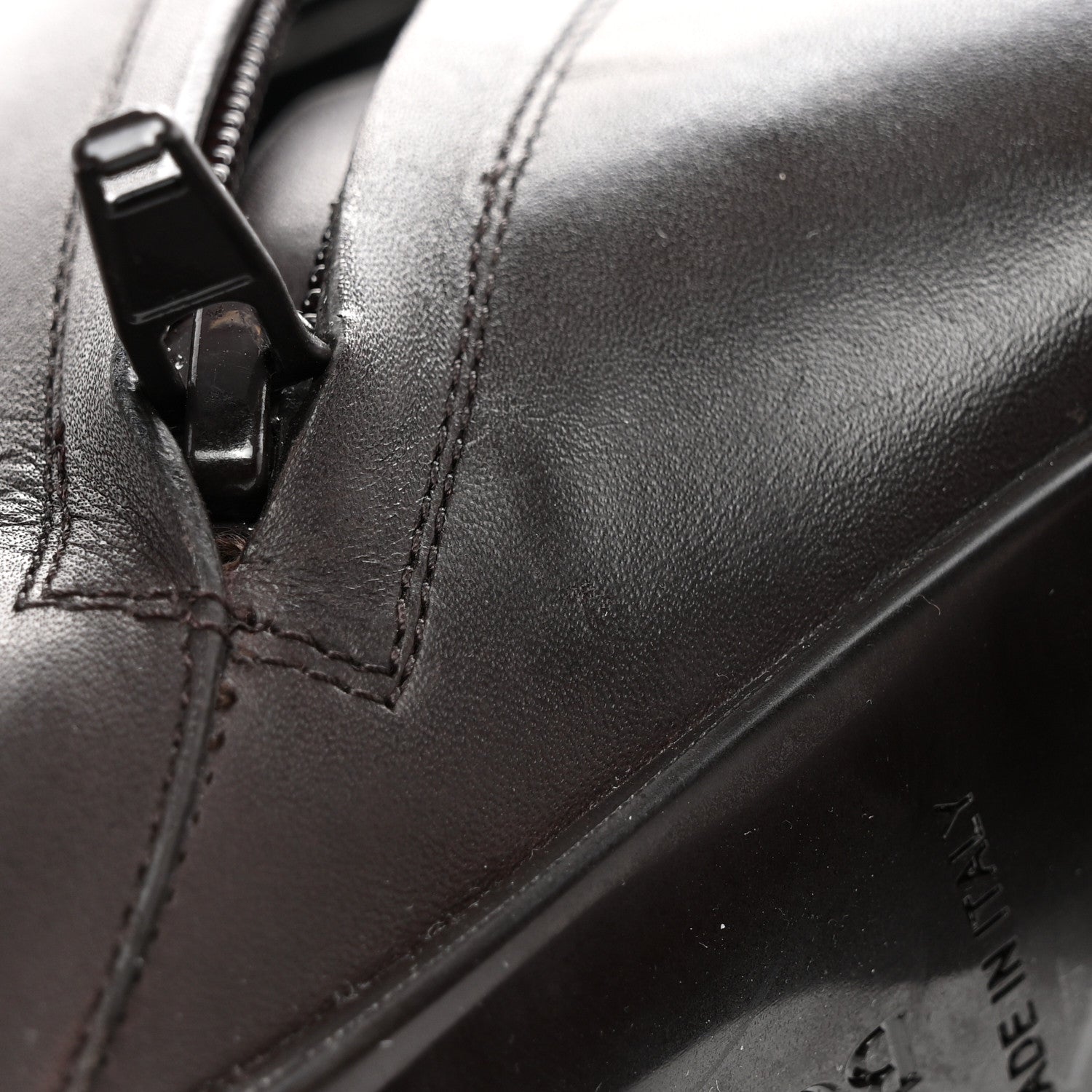Bottega Veneta Calfskin Storm Knee High Boots 35 Fondant 11 of 17