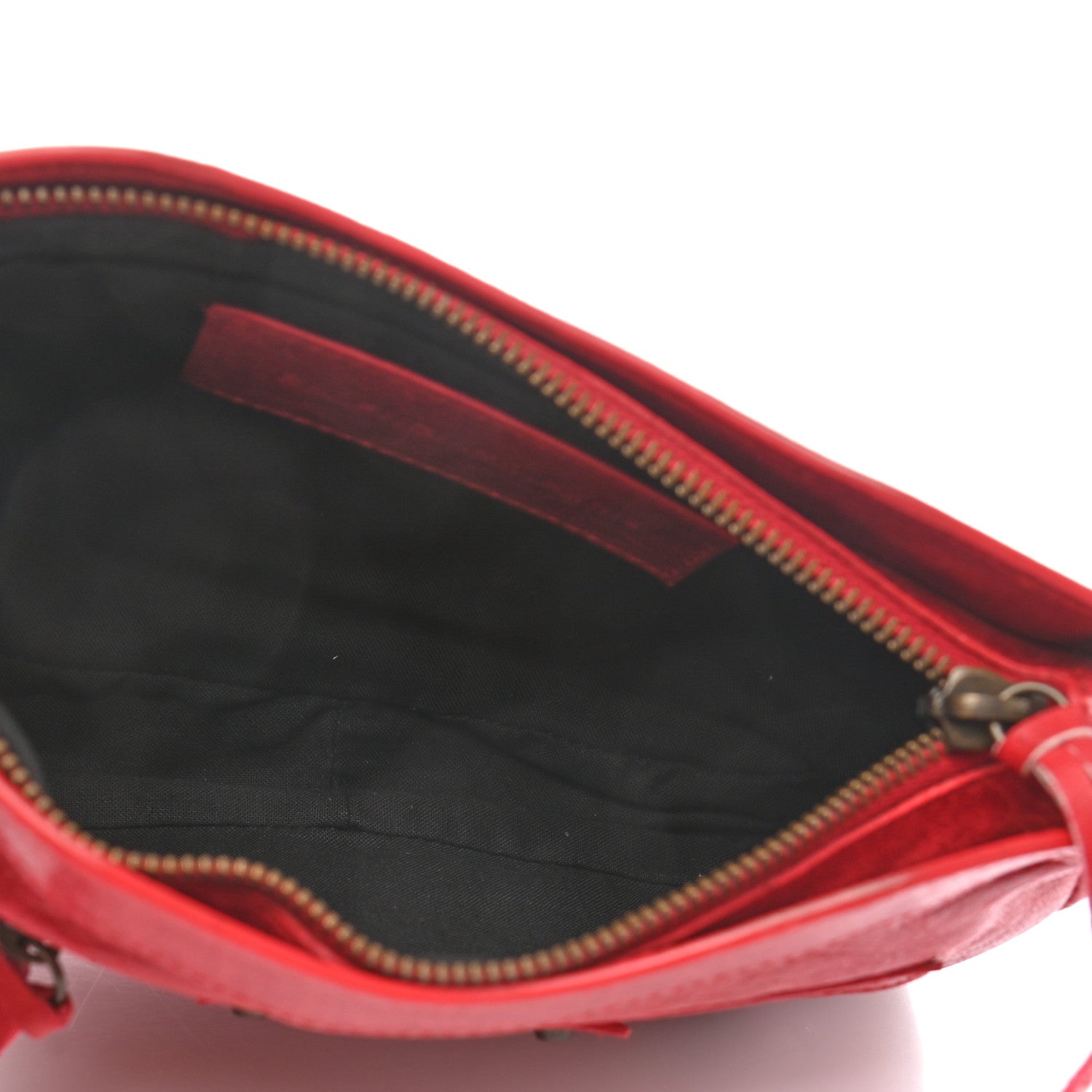 Balenciaga Chevre Classic Hardware Porte Toilette Makeup Clutch True Red 5 of 8