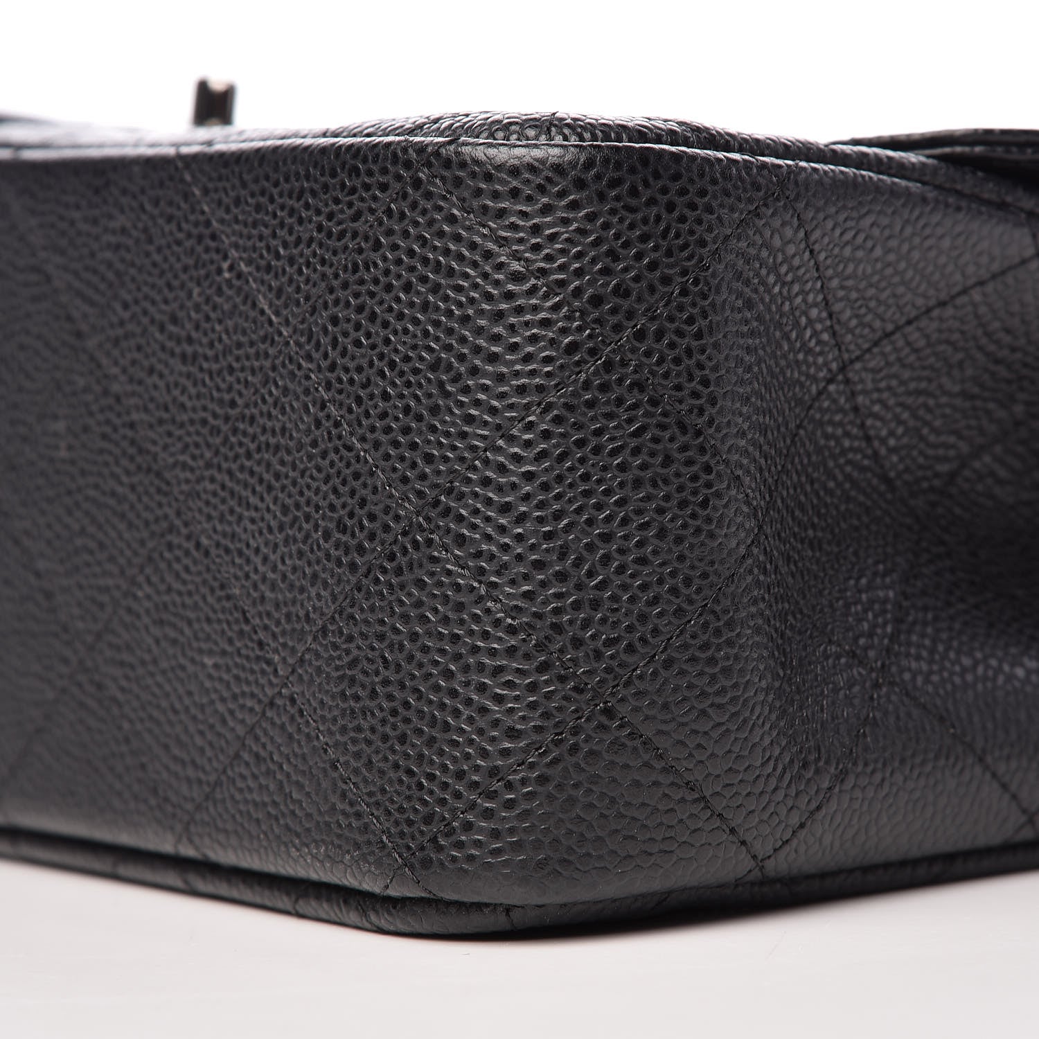 Chanel Caviar Quilted Jumbo Double Flap Black 10 of 10
