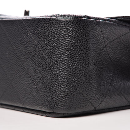 Chanel Caviar Quilted Jumbo Double Flap Black 10 of 10