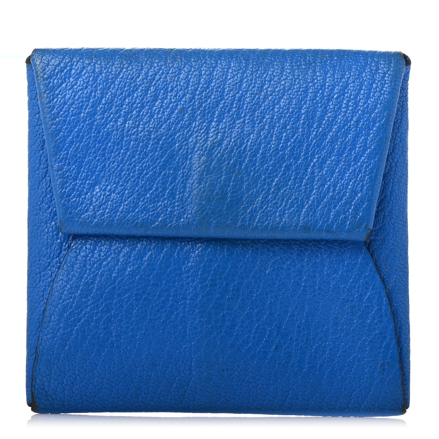 Chevre Mysore Bastia Coin Purse Bleu Hydra