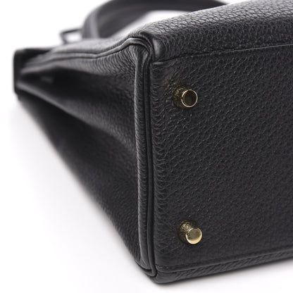 Hermes Togo Kelly Retourne 32 Black 8 of 9