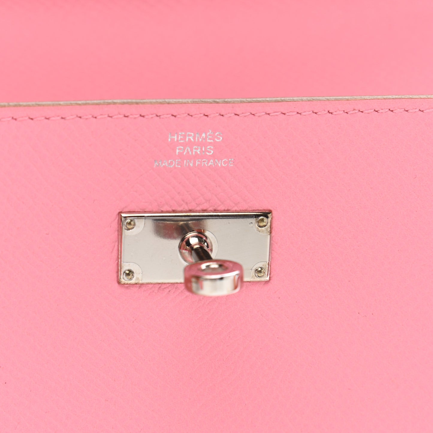 Epsom Kelly Longue Wallet Rose Confetti