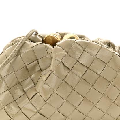 Bottega Veneta Patent Intrecciato The Mini Pouch Travertine 8 of 10