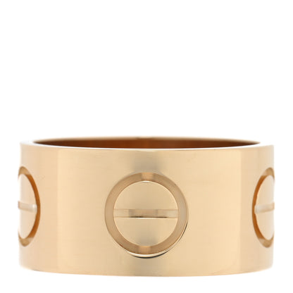 Cartier 18K Yellow Gold 11mm LOVE Ring 62 10 3 of 4