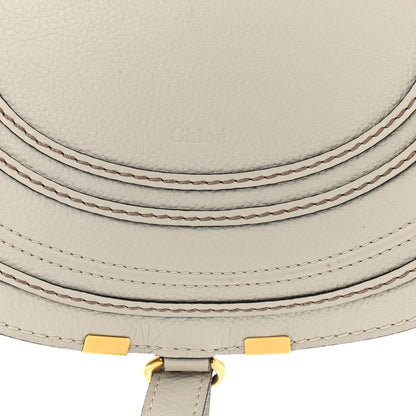 Chloe Calfskin Medium Marcie Round Crossbody Bag Dove 9 of 14