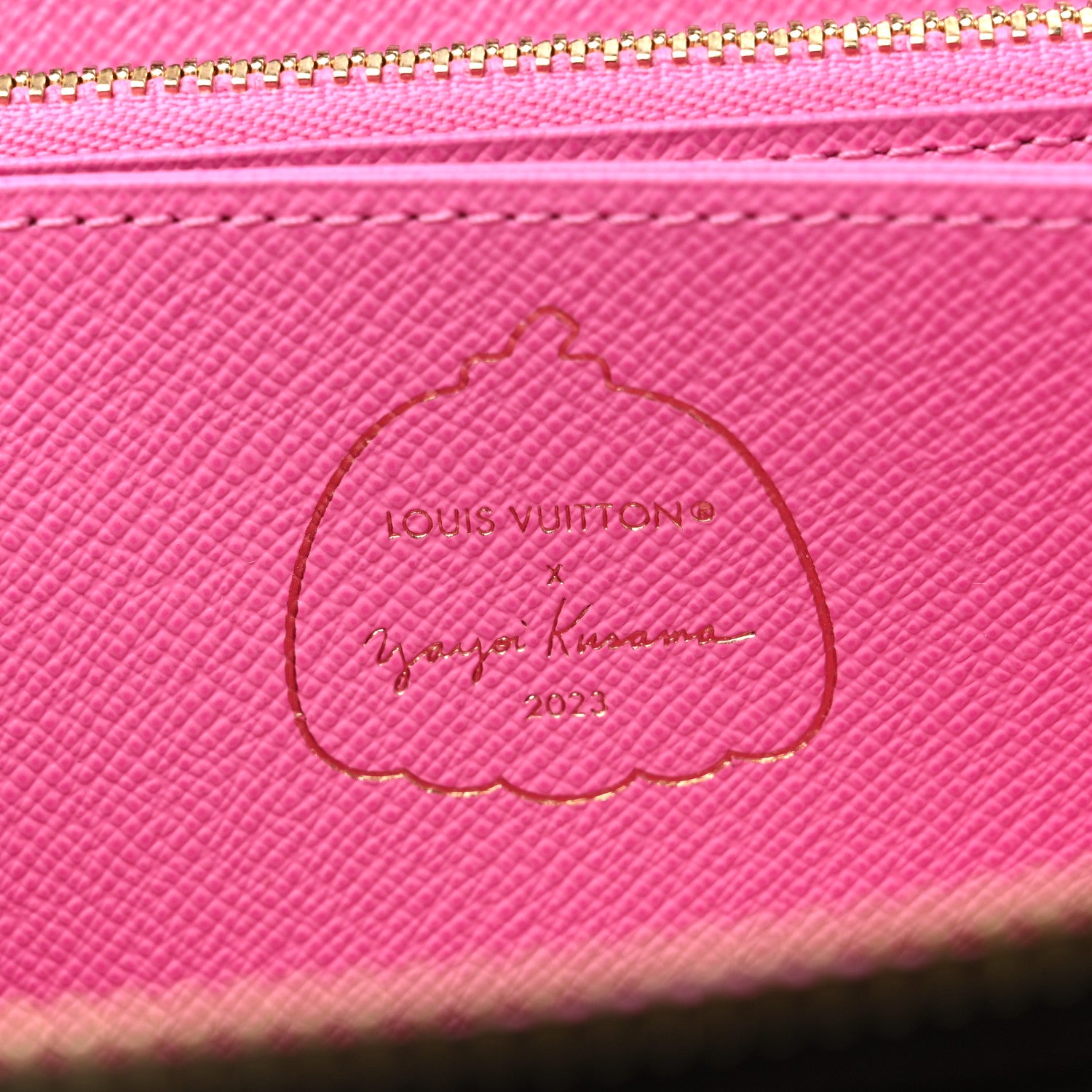 Louis Vuitton LV X YK Monogram Kusama Pumpkin Zippy Wallet 6 of 9