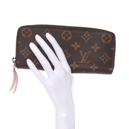 Louis Vuitton Monogram Clemence Wallet Rose Ballerine 2 of 10