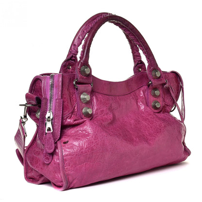 Balenciaga Agneau Giant 21 Silver Hardware City Magenta 2 of 9