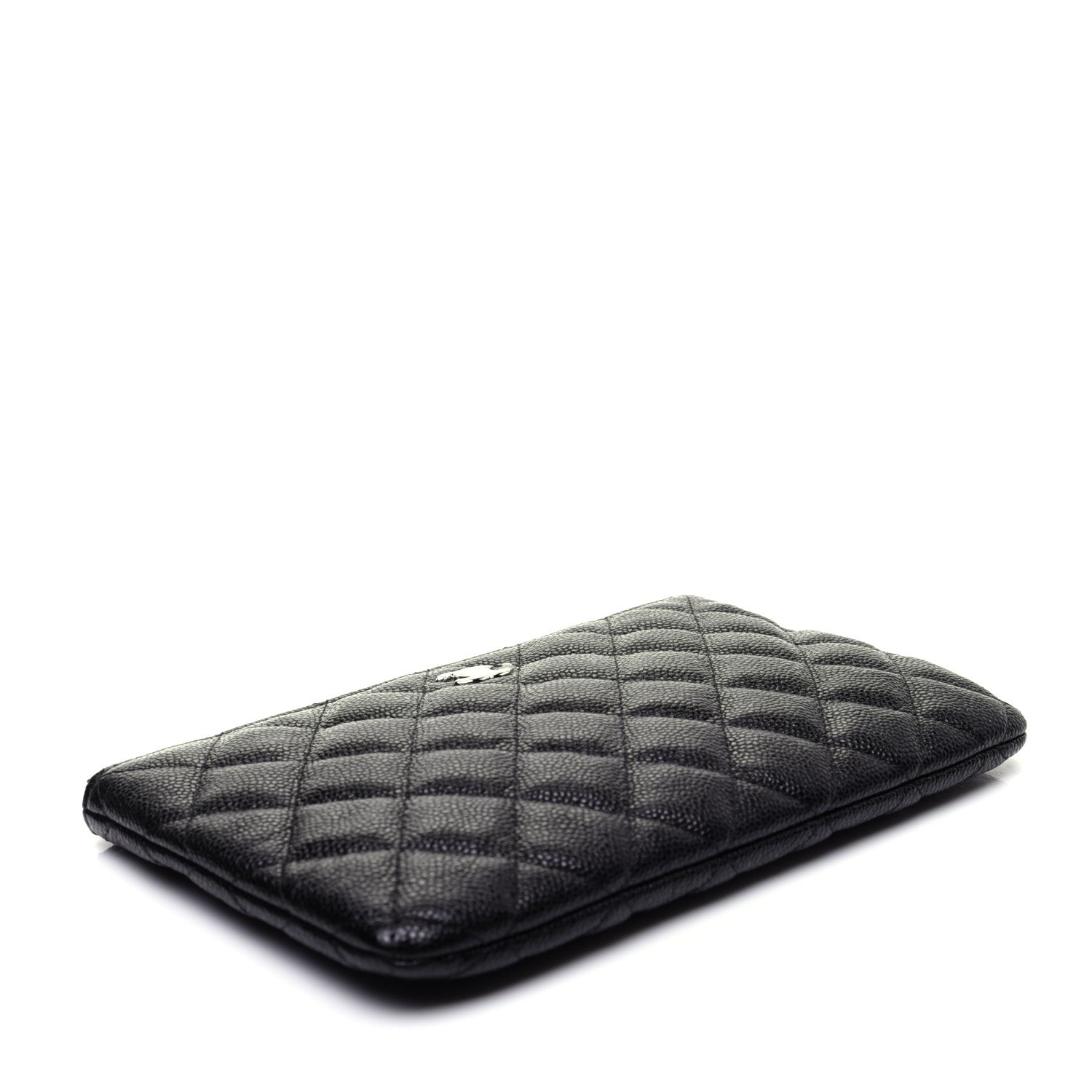Chanel Caviar Quilted Cosmetic Case Black 4 of 9
