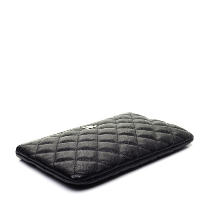 Chanel Caviar Quilted Cosmetic Case Black 4 of 9