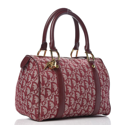 Christian Dior Monogram Boston Red 3 of 12