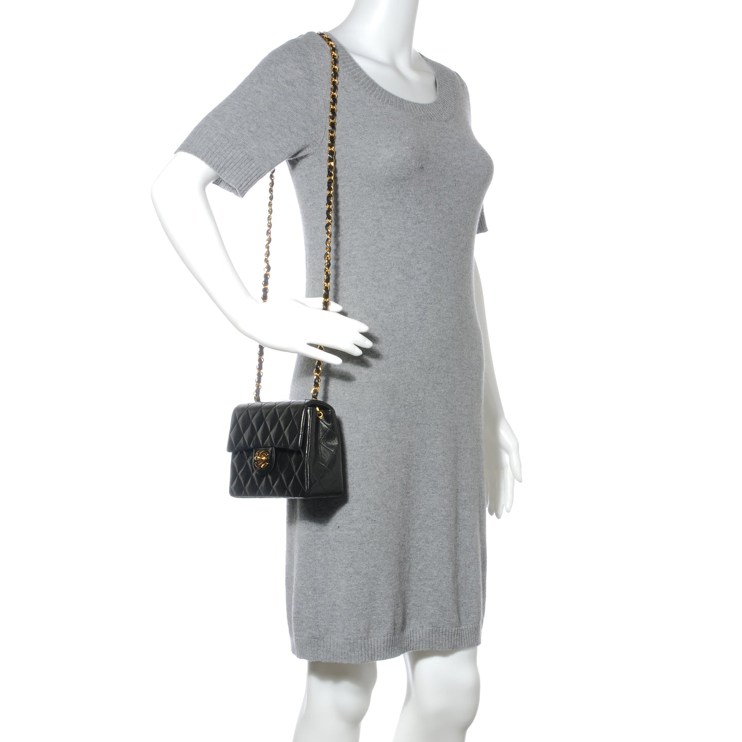 Lambskin Mini Flap Black