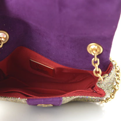 Christian Louboutin Glitter Sweety Charity Crossbody Bag Multicolor Gold 5 of 9