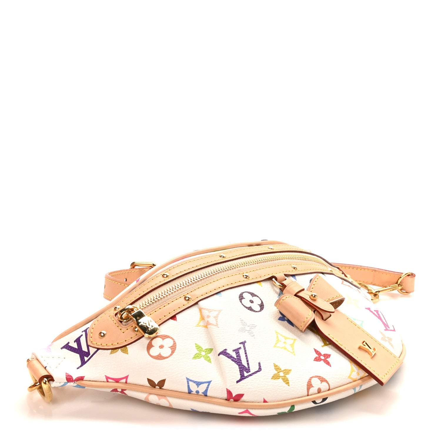 Louis Vuitton LV X TM Monogram Multicolor High Rise Bumbag White 3 of 9