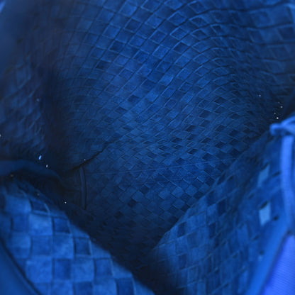 Bottega Veneta Nappa Intrecciato Hydrology Tote Cobalt 6 of 9