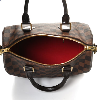 Louis Vuitton Damier Ebene Speedy Bandouliere 25 5 of 10