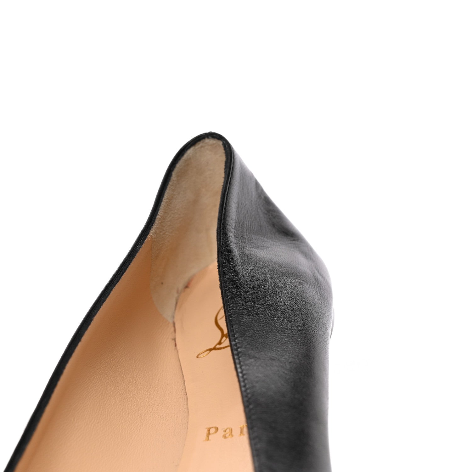 Christian Louboutin Shiny Nappa Ballalla Flats 37.5 Black 11 of 13