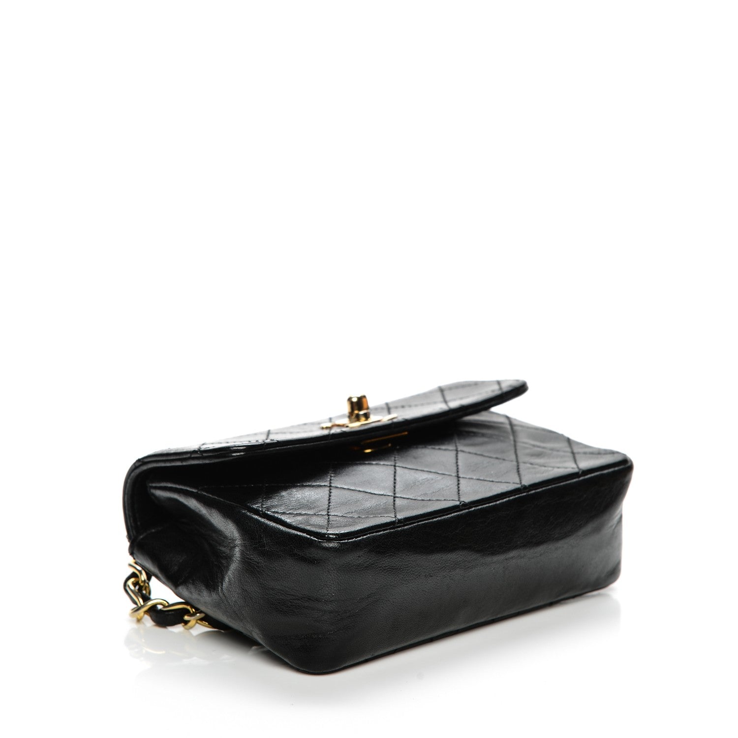 Chanel Lambskin Quilted Mini Flap Black 4 of 7