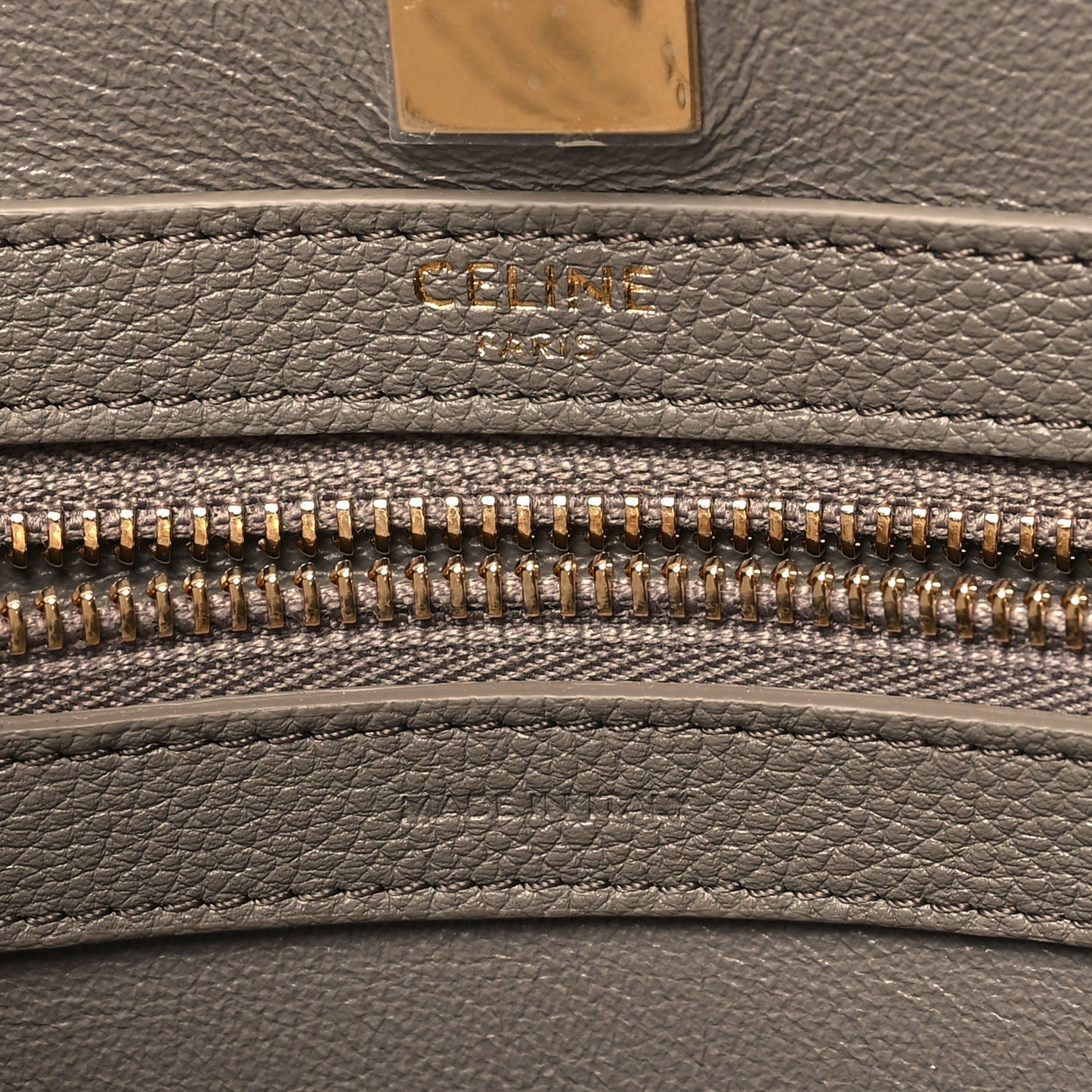 Supple Grained Calfskin Cabas 16 Bag Pebble