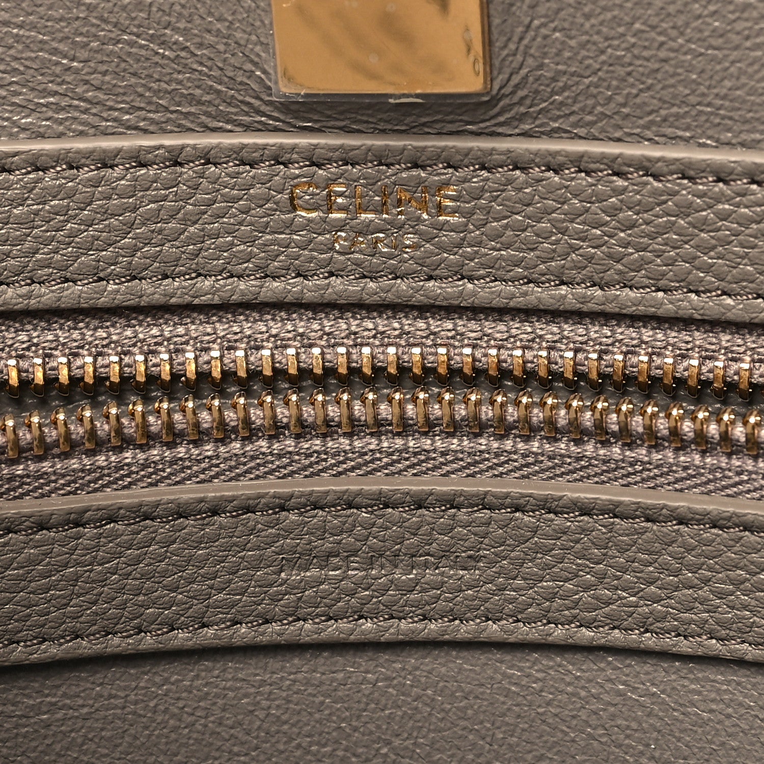 Celine Supple Grained Calfskin Cabas 16 Bag Pebble 6 of 9