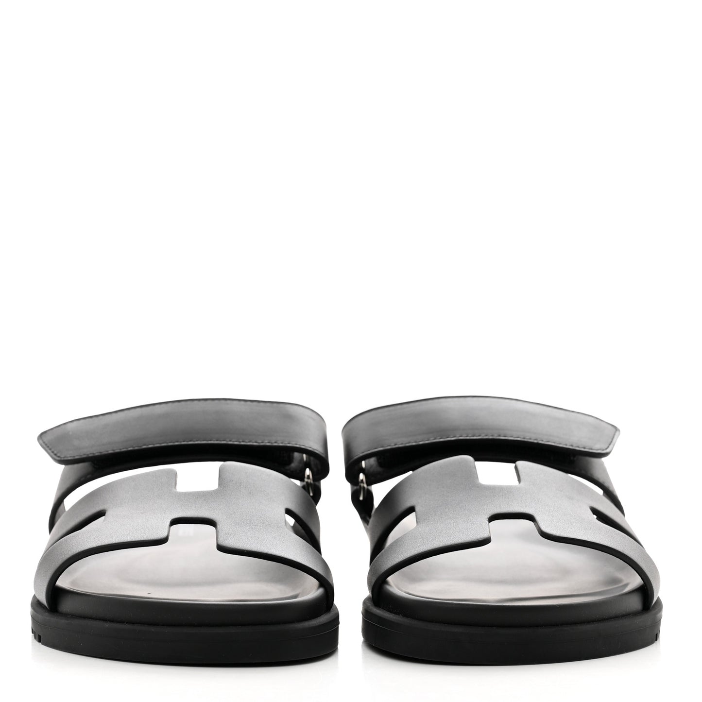 Calfskin Womens Chypre Sandals 37.5 Black