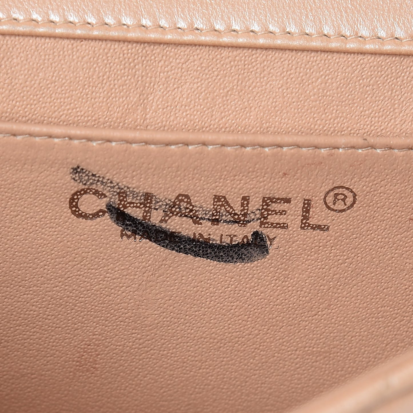 Lambskin Quilted Extra Mini Flap Light Beige