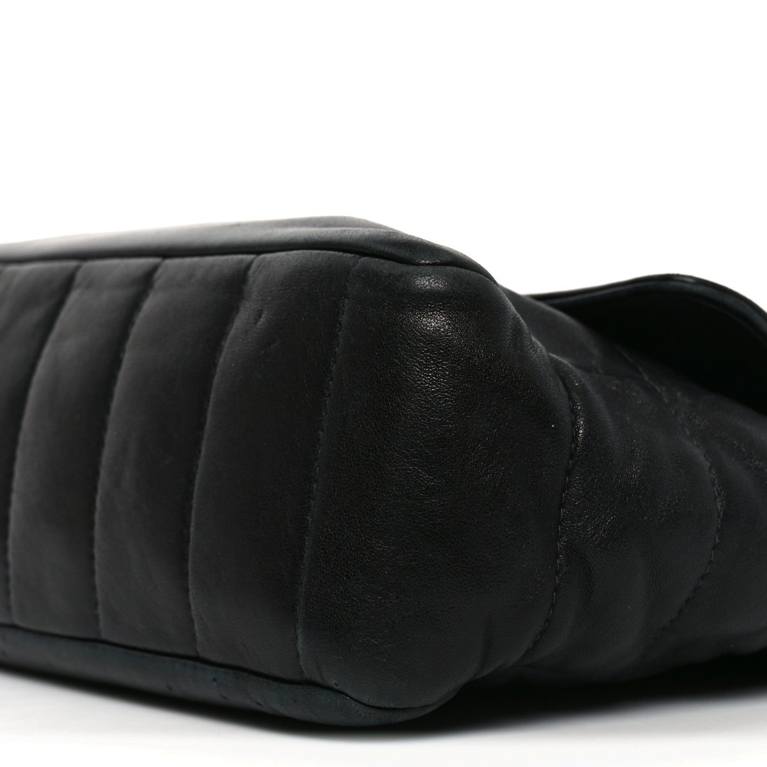 Chanel Lambskin Horizontal Quilt Jumbo Mademoiselle Flap Black 10 of 10