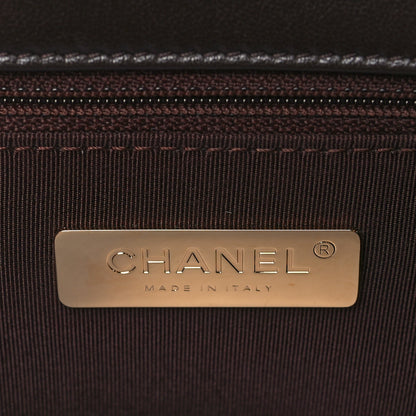 Chanel Lambskin Quilted Medium Chanel 19 Flap Dark Brown 6 of 10