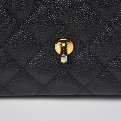 Chanel Caviar Quilted Jumbo Double Flap Black 10 of 12