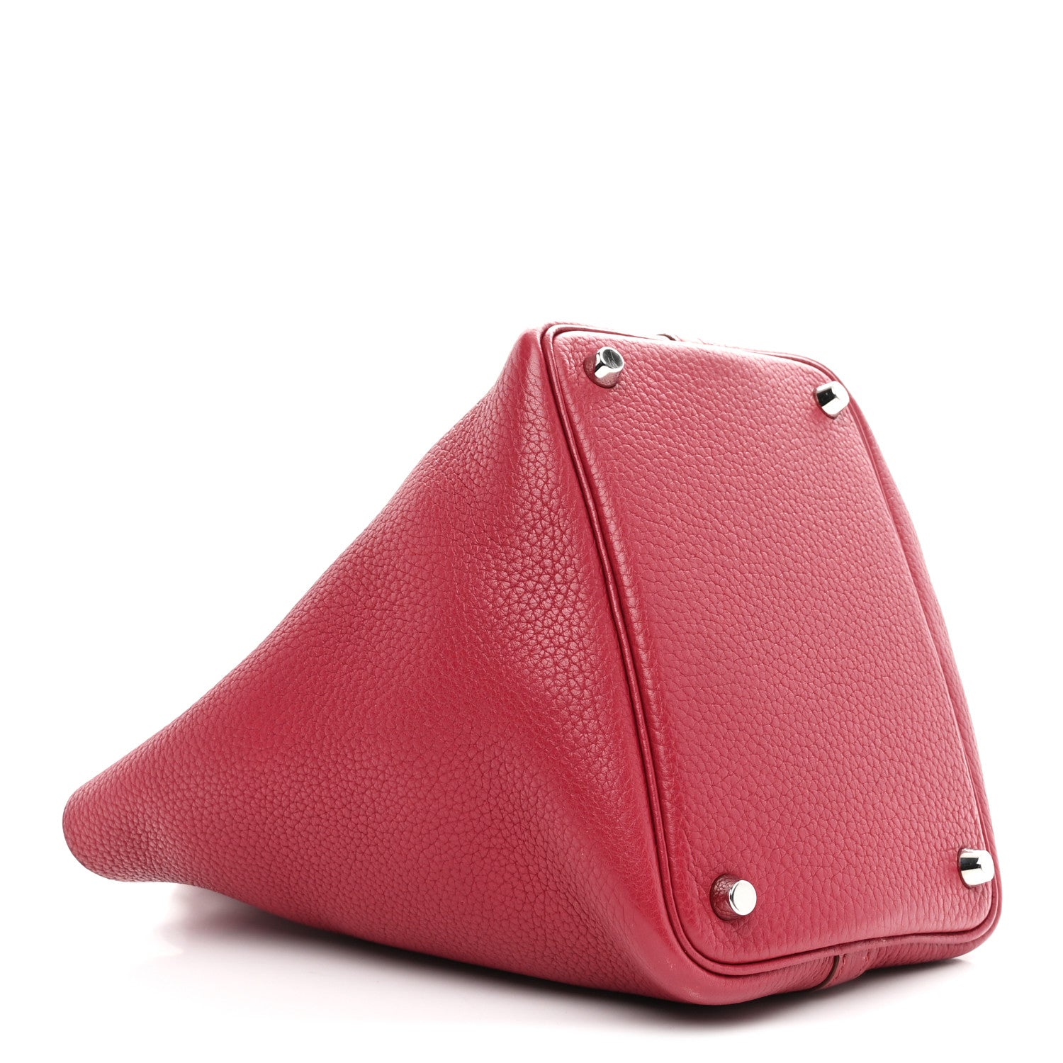 Hermes Taurillon Clemence Picotin Lock 18 PM Rubis 4 of 11
