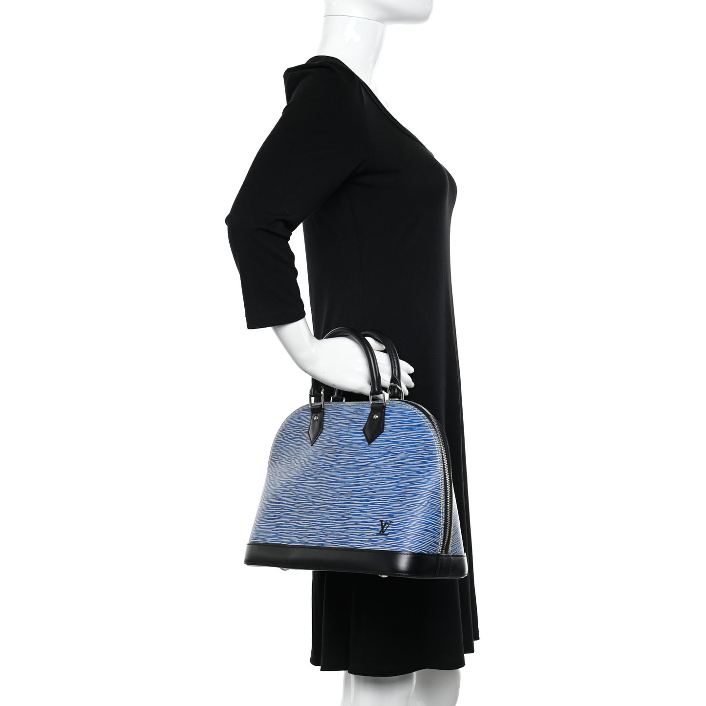 LOUIS VUITTON Epi Alma PM Denim Light