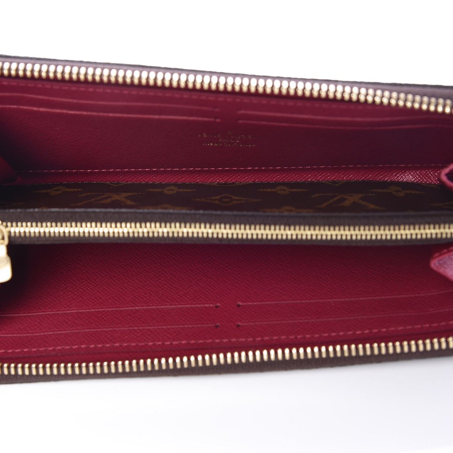 Monogram Clemence Wallet Fuchsia