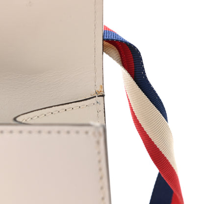 Gucci Calfskin Small Sylvie Shoulder Bag Off White 16 of 17