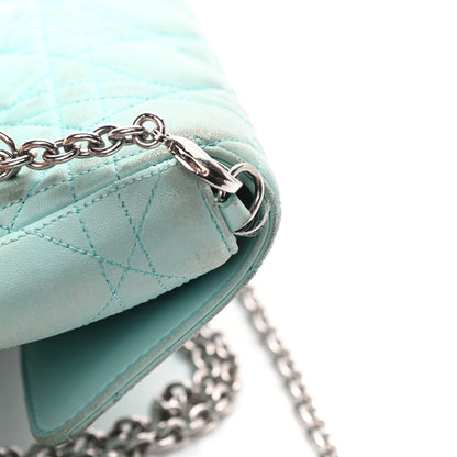 Christian Dior Lambskin Cannage Miss Dior Promenade Pouch Turquoise 10 of 12