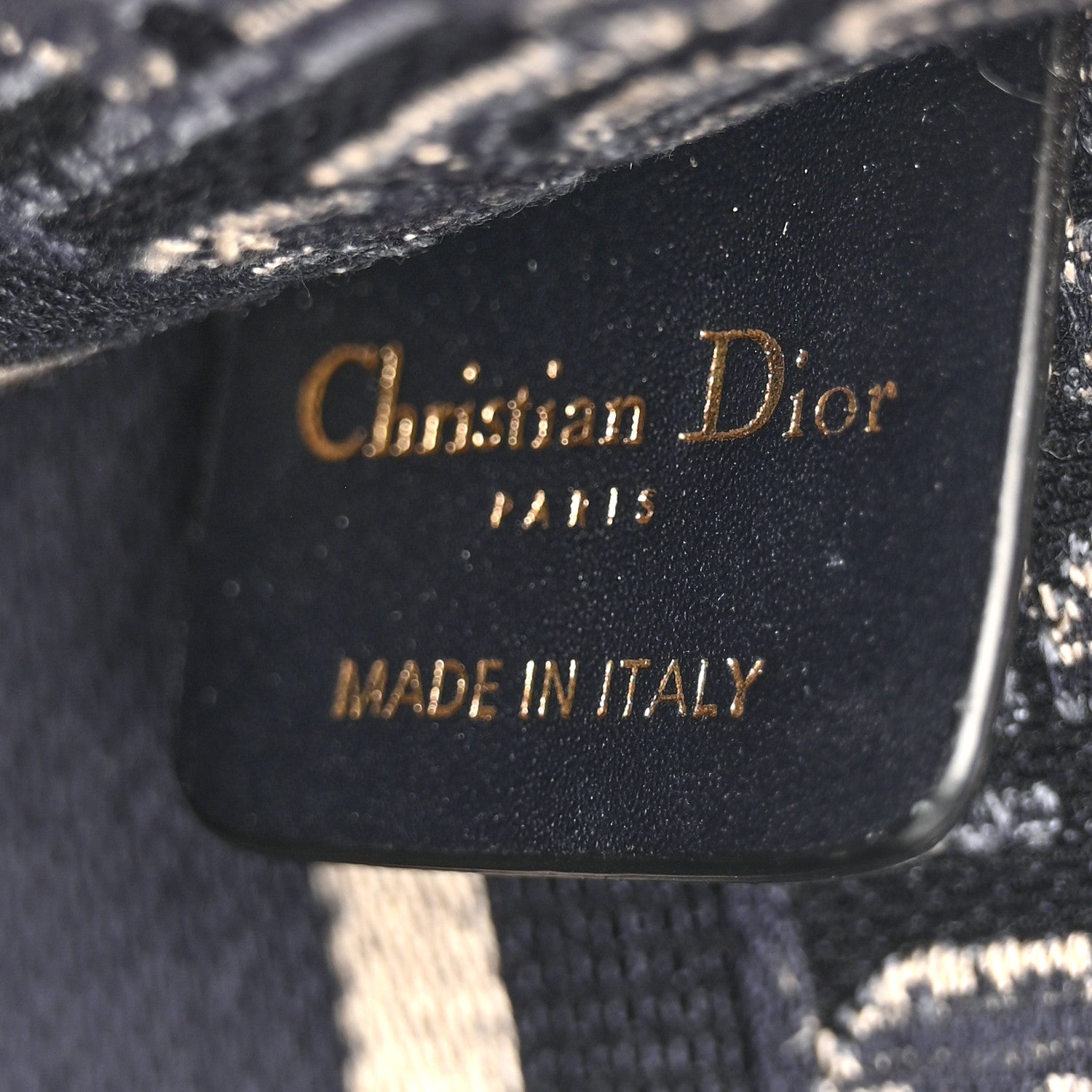 Christian Dior Velvet Oblique Mini Book Tote Blue Multicolor 6 of 12