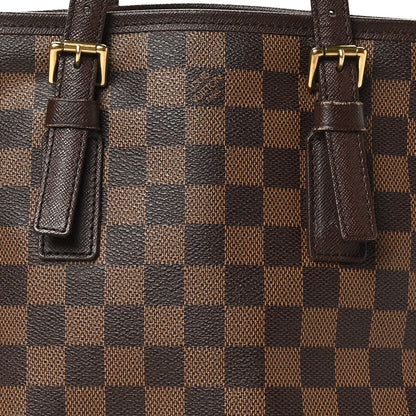Louis Vuitton Damier Ebene Marais Bucket 23 7 of 9