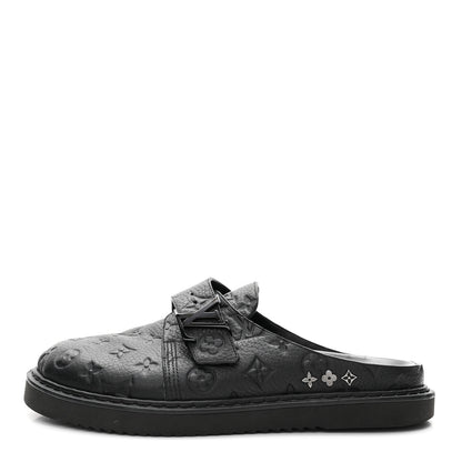 Louis Vuitton Empreinte Monogram LV Easy Mens Mule 8.5 Black 1 of 9