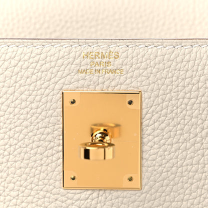 Hermes Togo Kelly Retourne 28 Craie 6 of 10