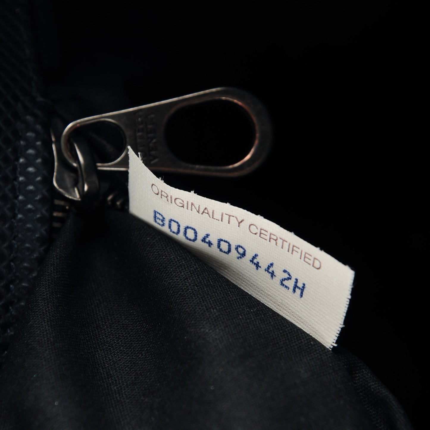 Rubberized Canvas Marco Polo Tote Dark Navy