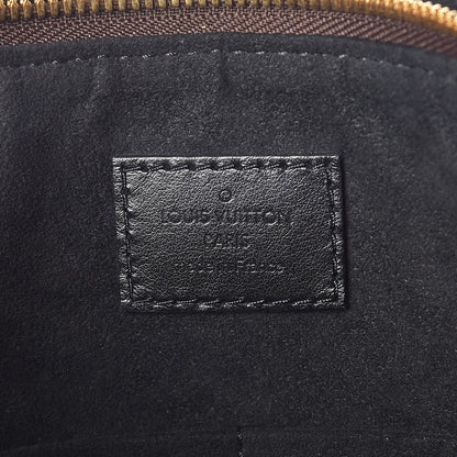 Louis Vuitton Monogram Flower Zipped Tote MM Black 9 of 9