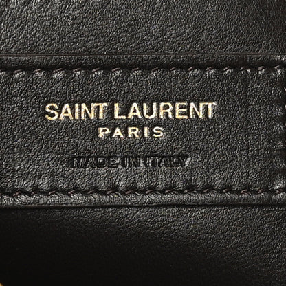 Saint Laurent Canvas Smooth Calfskin Le Monogramme Coeur Crossbody Chestnut 6 of 10