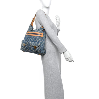 Louis Vuitton Denim Baggy GM Blue 2 of 13